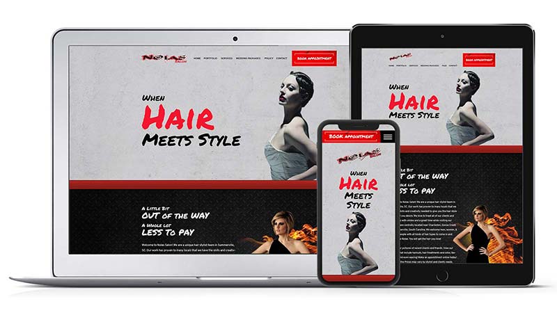 Nola Salon - WordPress - Bootstrap