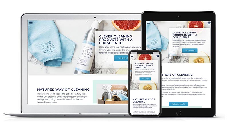 Clean Living - WordPress - Woocommerce